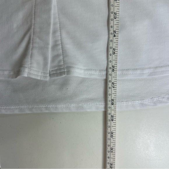 NWT Jane Delancey Vintage Look Button Up Top Womens XL Terry White Short Sleeve - Picture 7 of 8